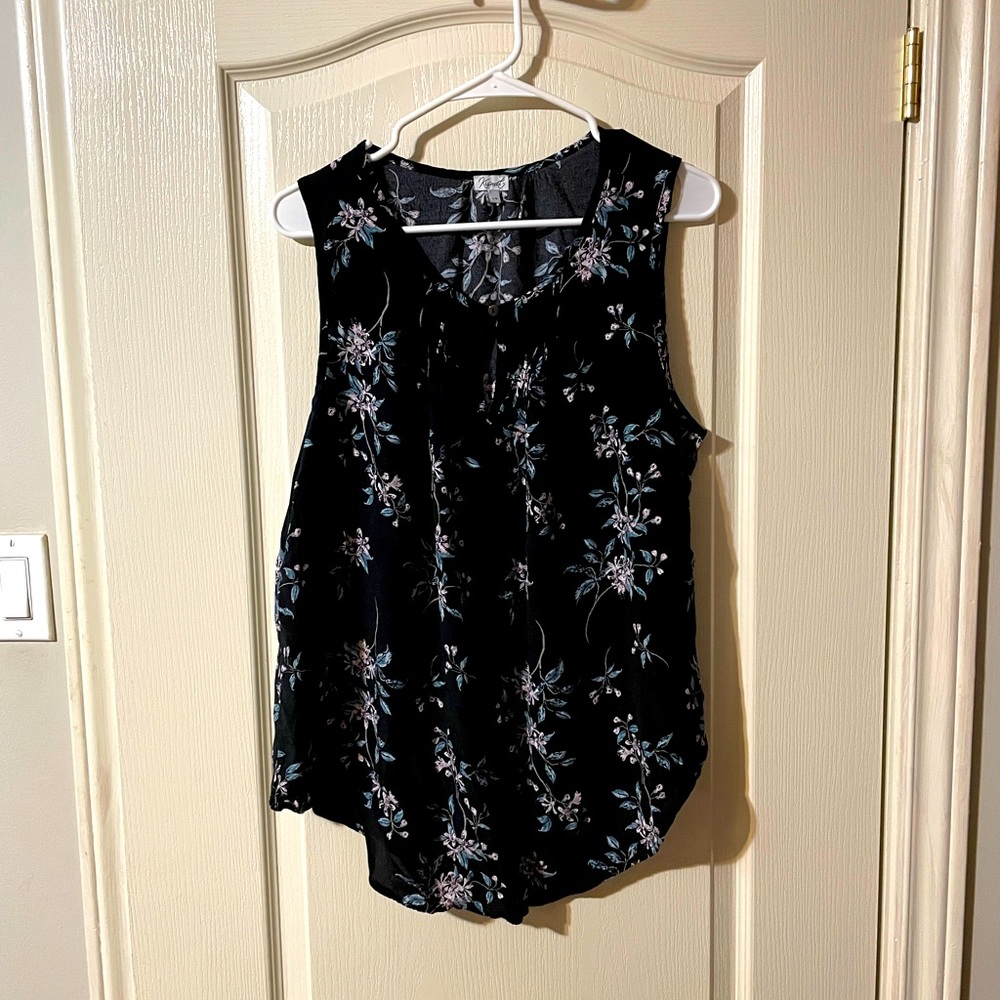 Flowered blouse tank top 🤩 (3/15)